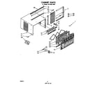 Whirlpool ACP802XM0 cabinet parts diagram