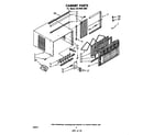 Whirlpool ACP602XM0 cabinet parts diagram