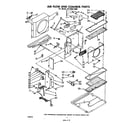 Whirlpool ACH082XM0 air flow and control parts diagram