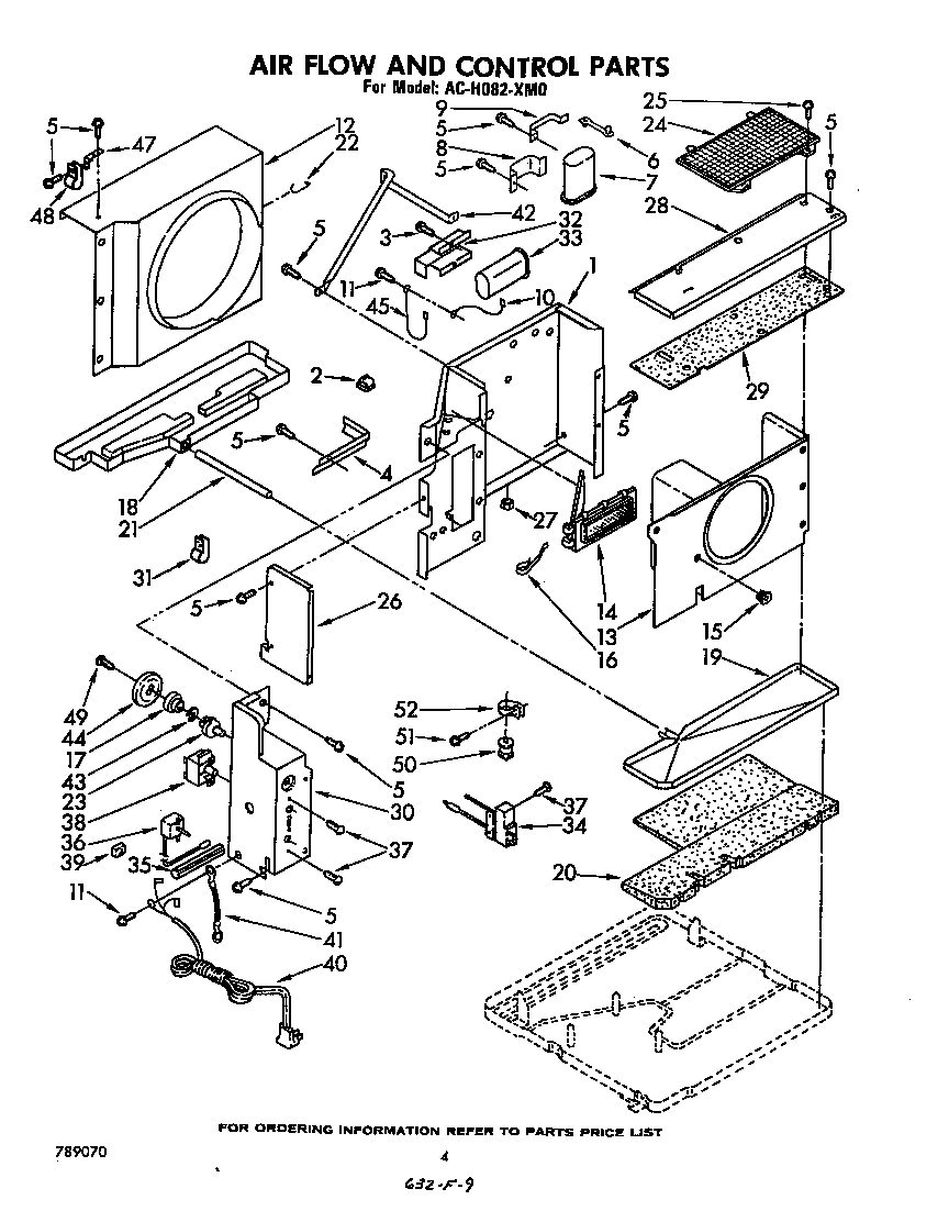Air flow and control parts