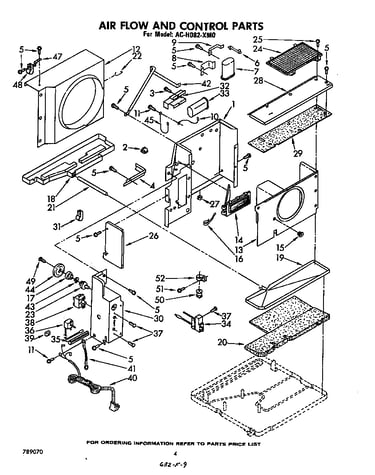 Air flow and control parts