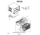 Whirlpool ACE184XM0 cabinet parts diagram