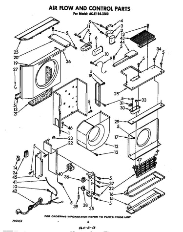 Air flow and control parts