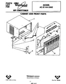 Cabinet and front parts