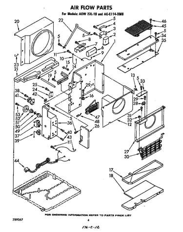 Air flow parts