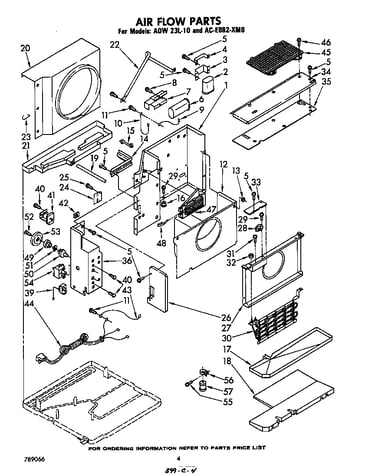 Air flow parts