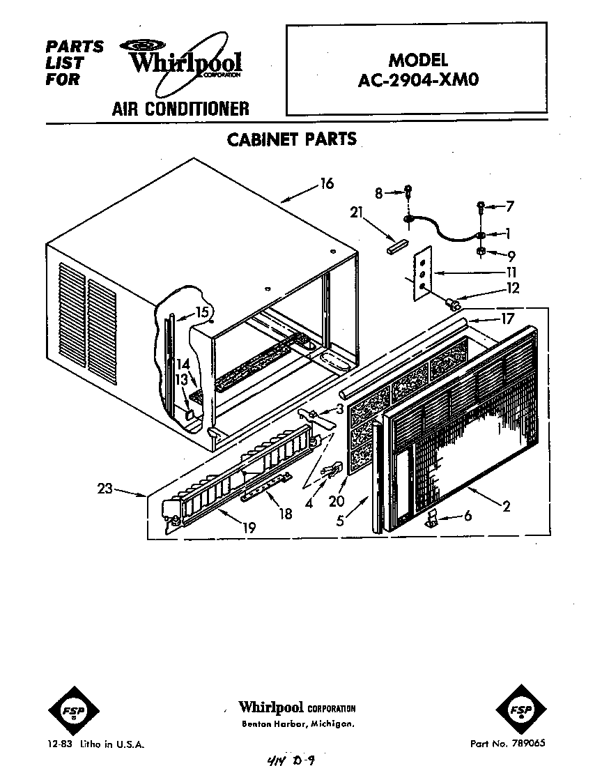 CABINET PARTS