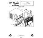 Whirlpool AC2904XM0 cabinet parts diagram