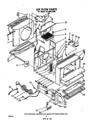 Air flow parts