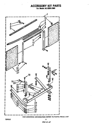 Accessory kit parts