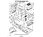 Whirlpool AC2404XM0 airflow and control diagram