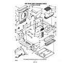 Whirlpool AC1824XM0 air flow and control diagram