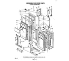 Whirlpool EB19MK1LWR0 refrigerator door diagram