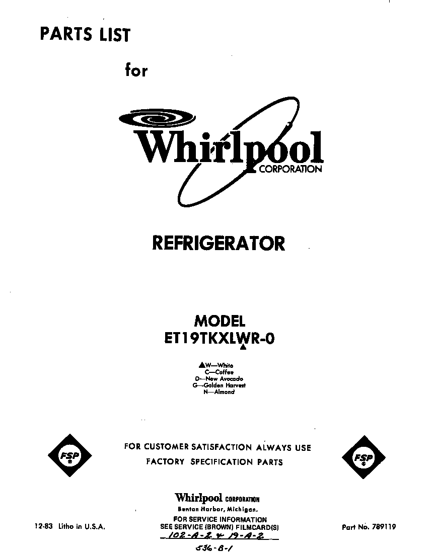 Front cover