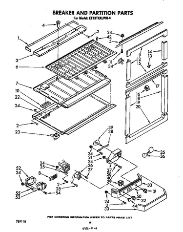 Breaker and partition