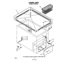 Whirlpool EH120CXLW7 cabinet parts diagram