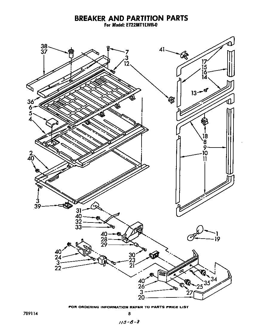 Breaker and partition