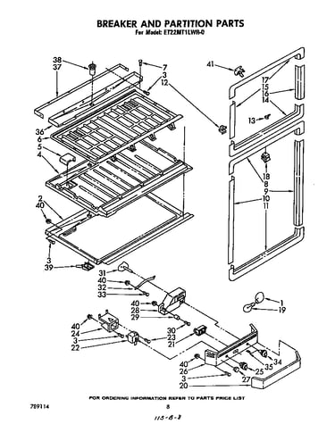 Breaker and partition