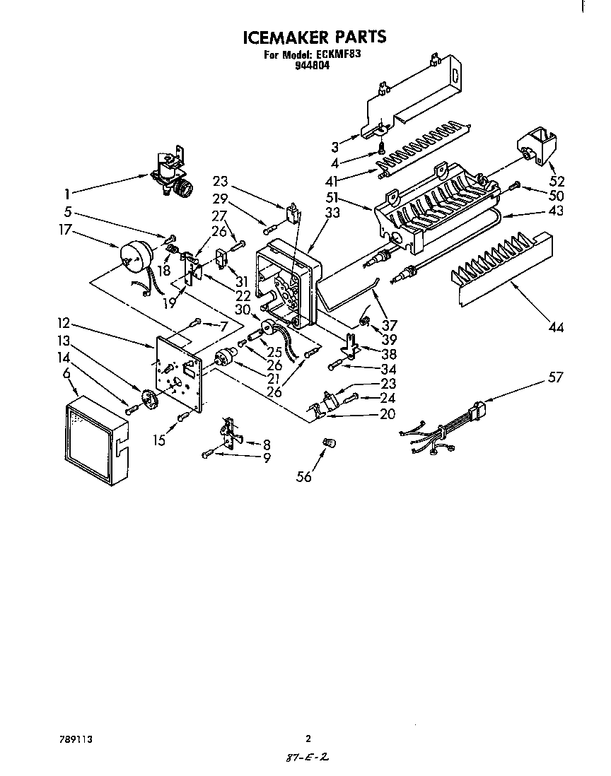 Icemaker assembly