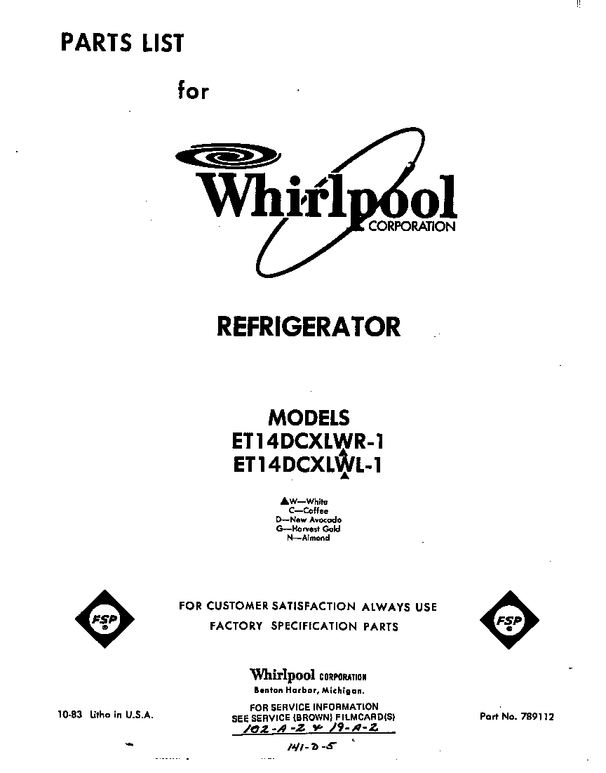 Front cover