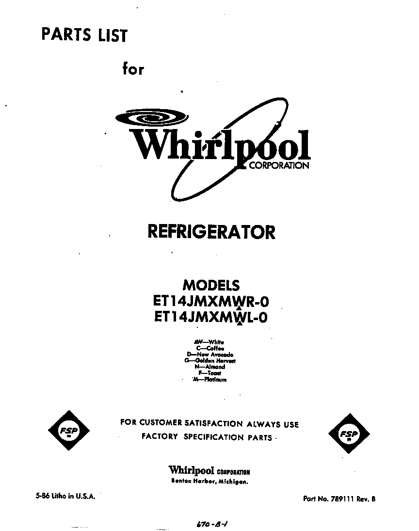 Front cover
