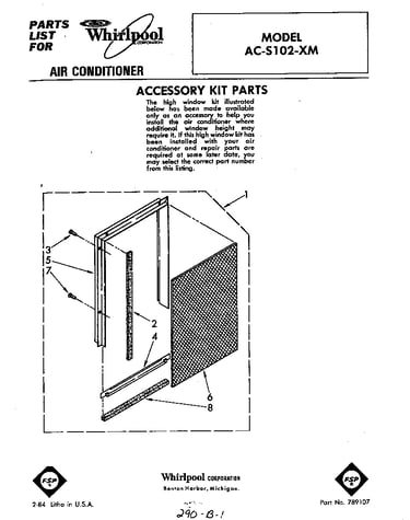Accessory kit parts