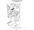 Whirlpool ACS102XM air flow and control parts diagram