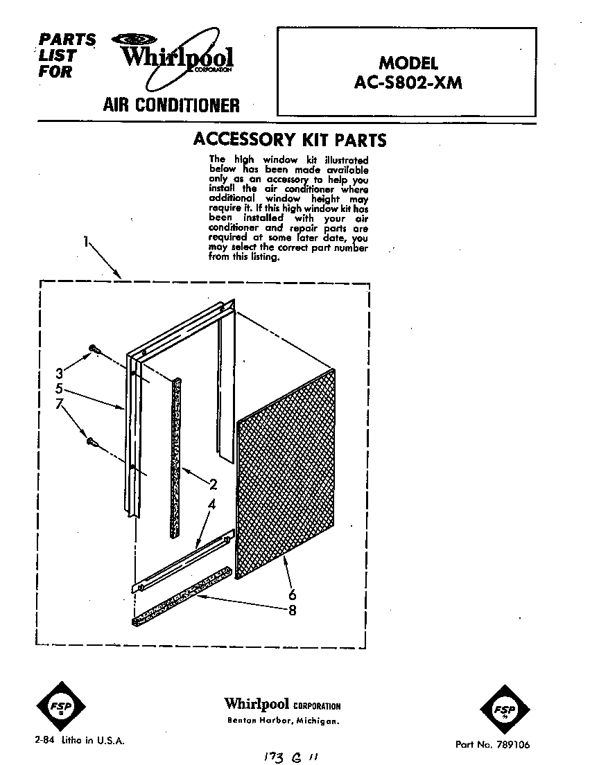 ACCESSORY KIT PARTS