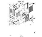 Whirlpool ACS602XM cabinet parts diagram