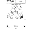 Whirlpool ACC632XM cabinet and front parts diagram