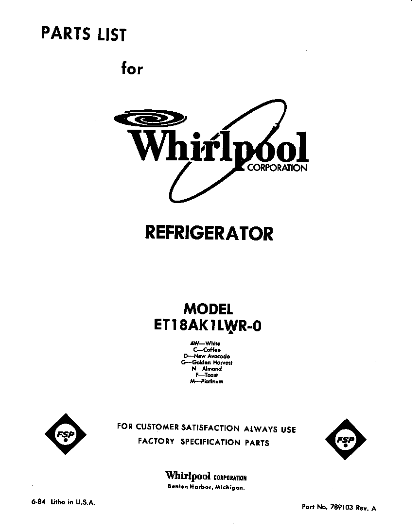 Front cover