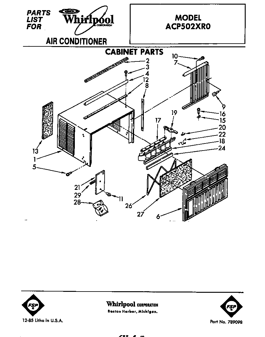 CABINET PARTS