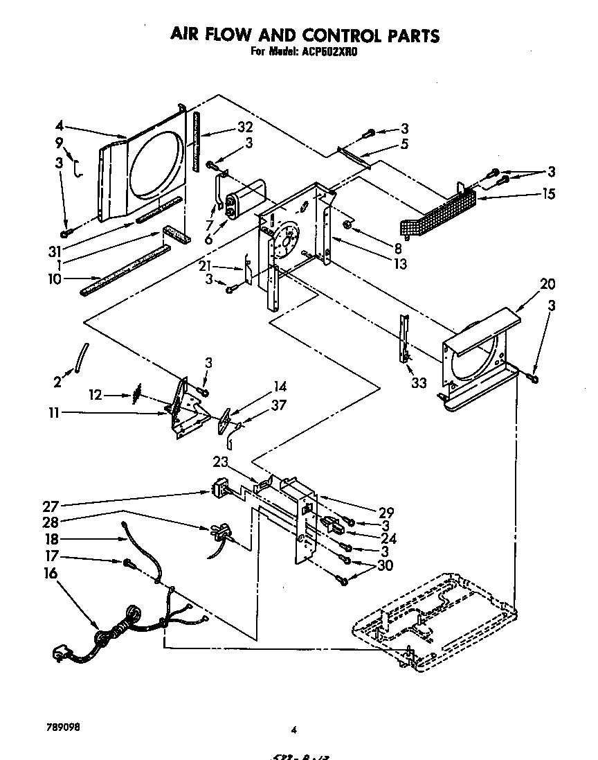 Air flow and control parts