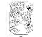 Whirlpool ACE864XP0 airflow and control diagram