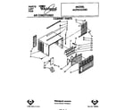 Whirlpool ACP552XR0 cabinet parts diagram