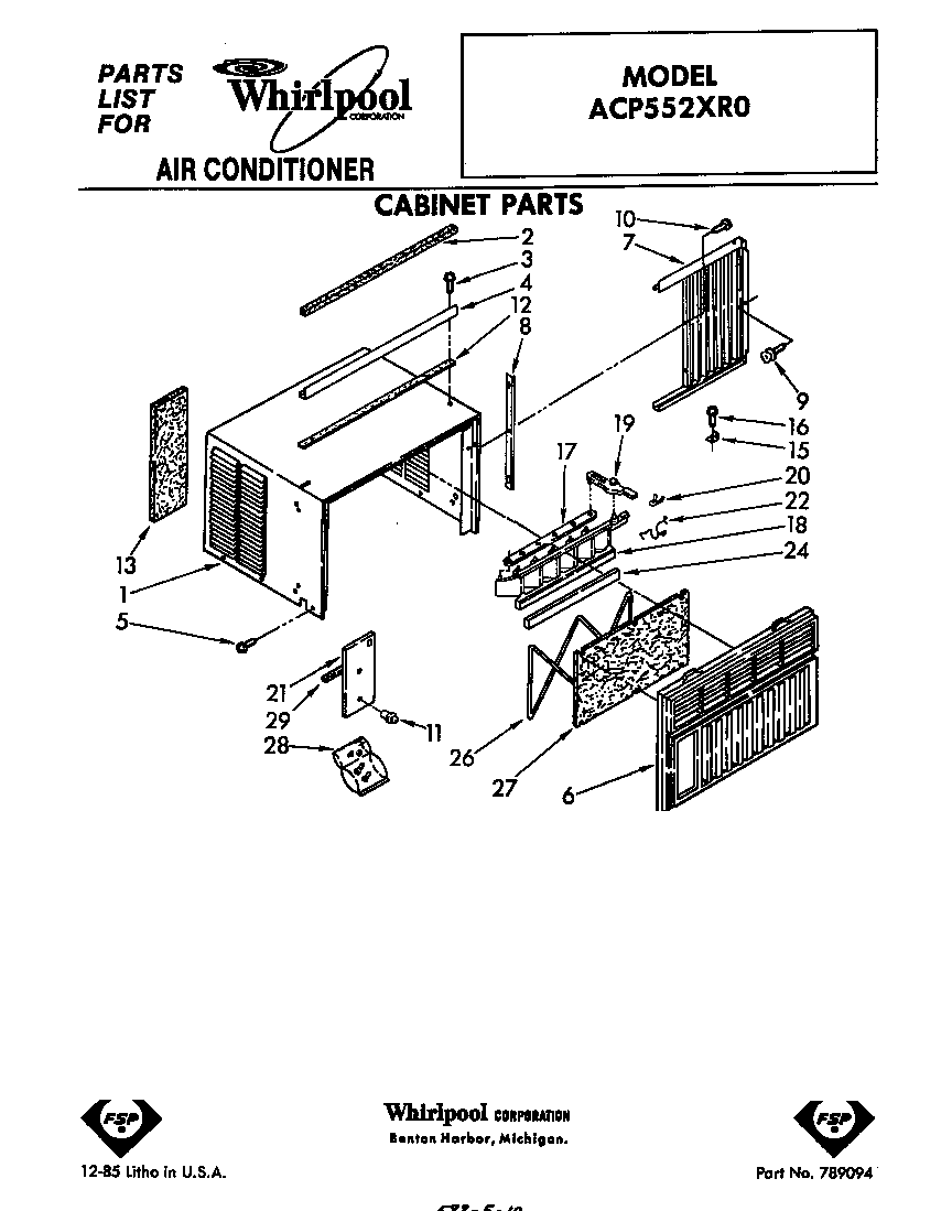 Cabinet parts