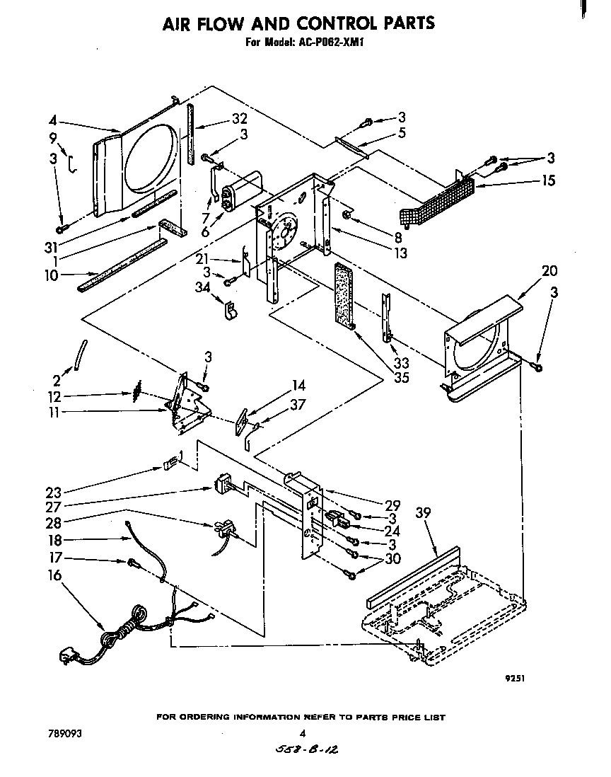 AIR FLOW AND CONTROL PARTS