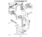 Whirlpool ED22MK1LWR0 air flow and control diagram