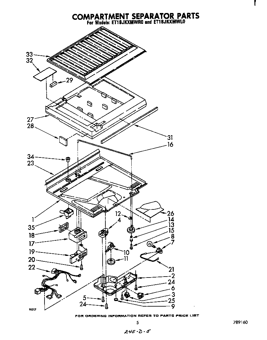 Compartment separator