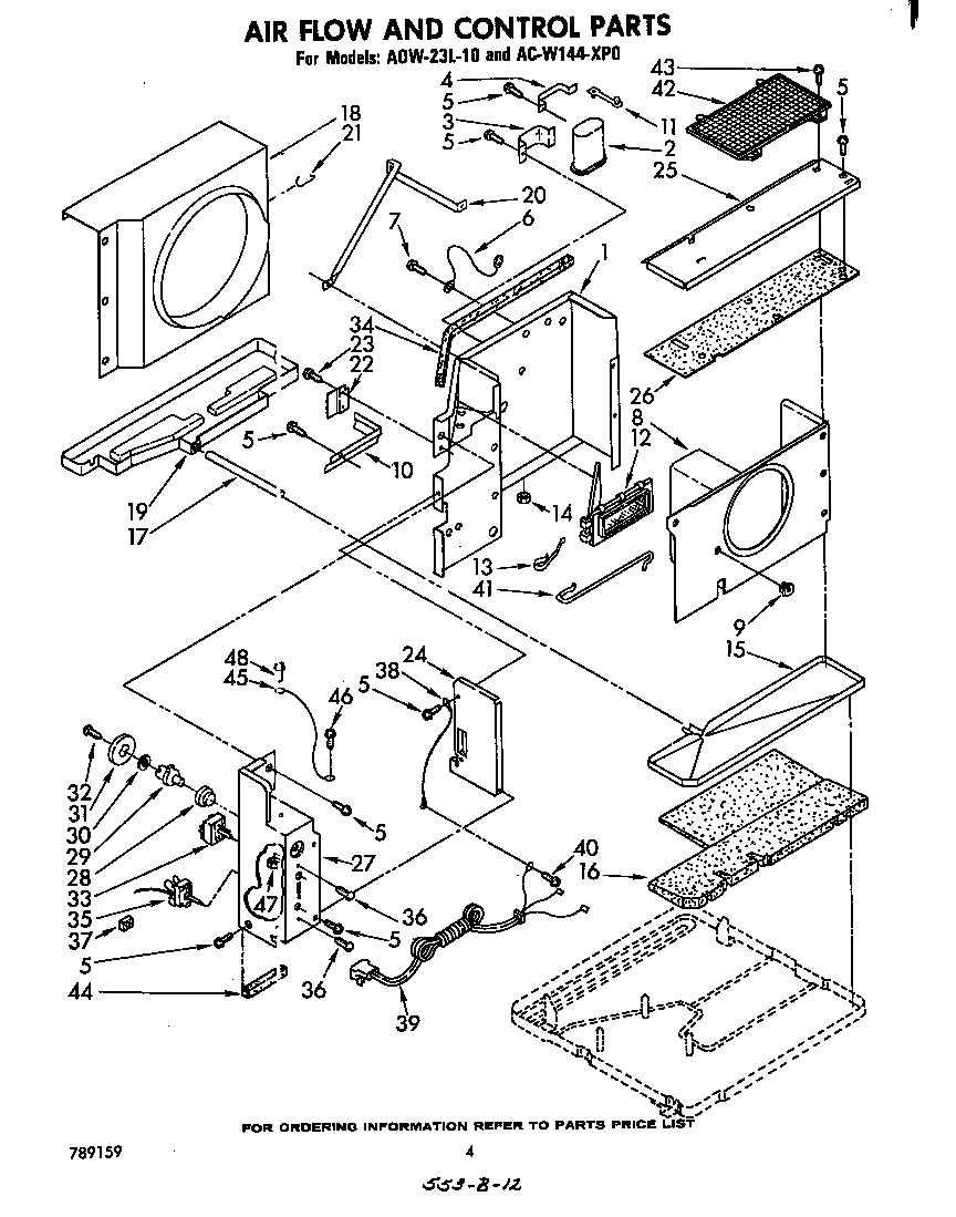 AIR FLOW AND CONTROL PARTS