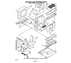 Whirlpool ACW082XP0 air flow and control parts diagram