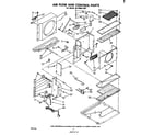 Whirlpool ACH082XP0 air flow and control parts diagram