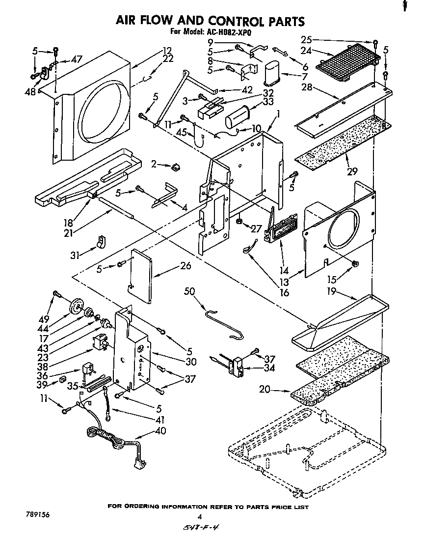 Air flow and control parts