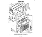 Whirlpool AC1504XP0 cabinet diagram