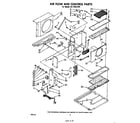 Whirlpool AC1404XP0 airflow and control diagram