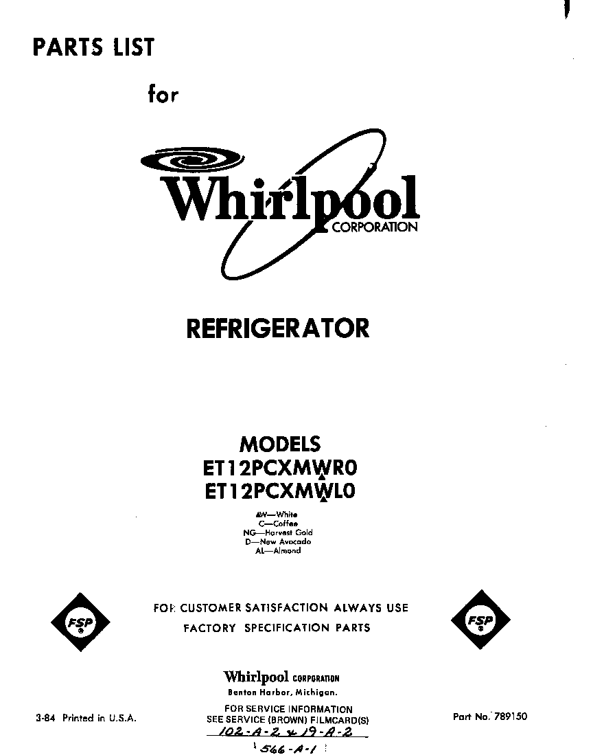 Front cover