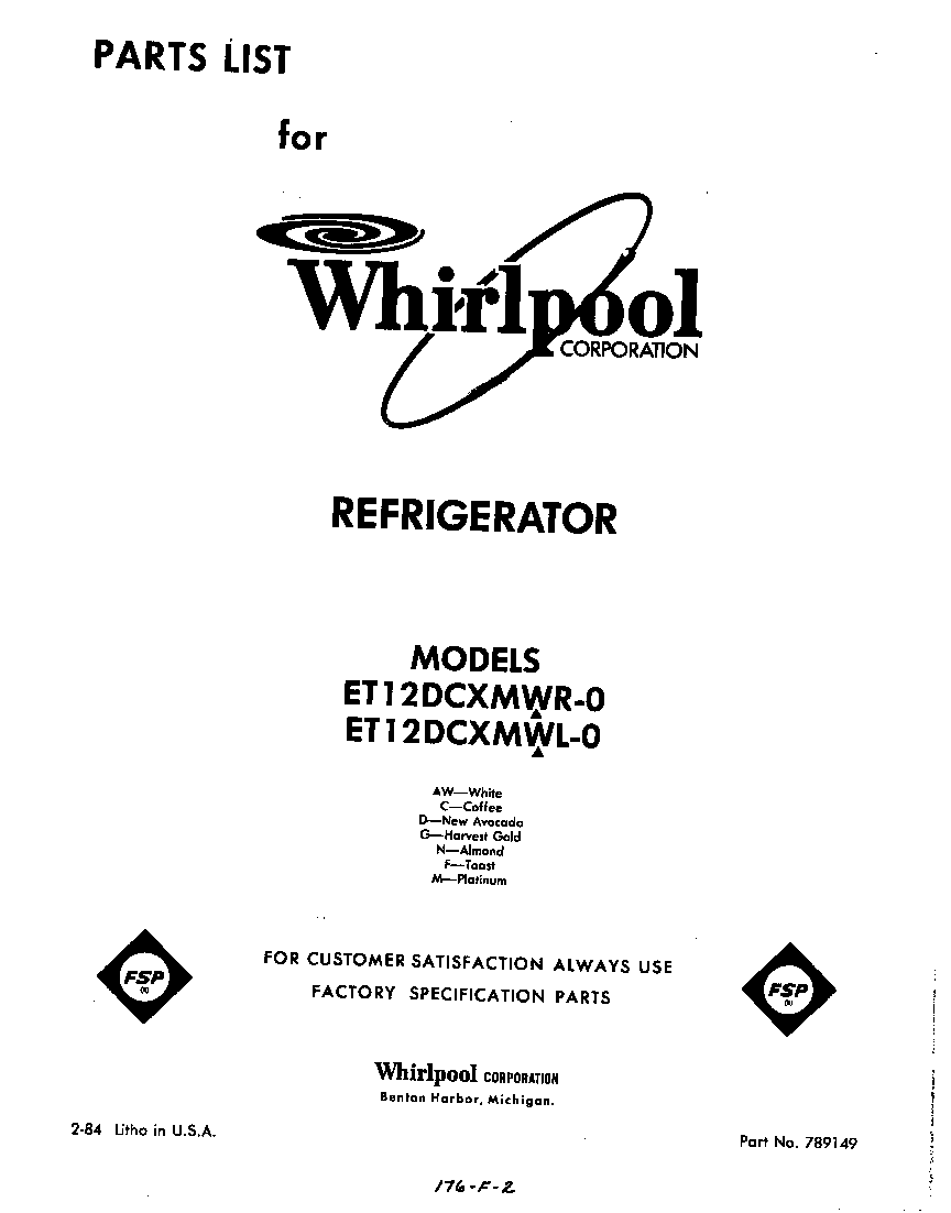 Front cover