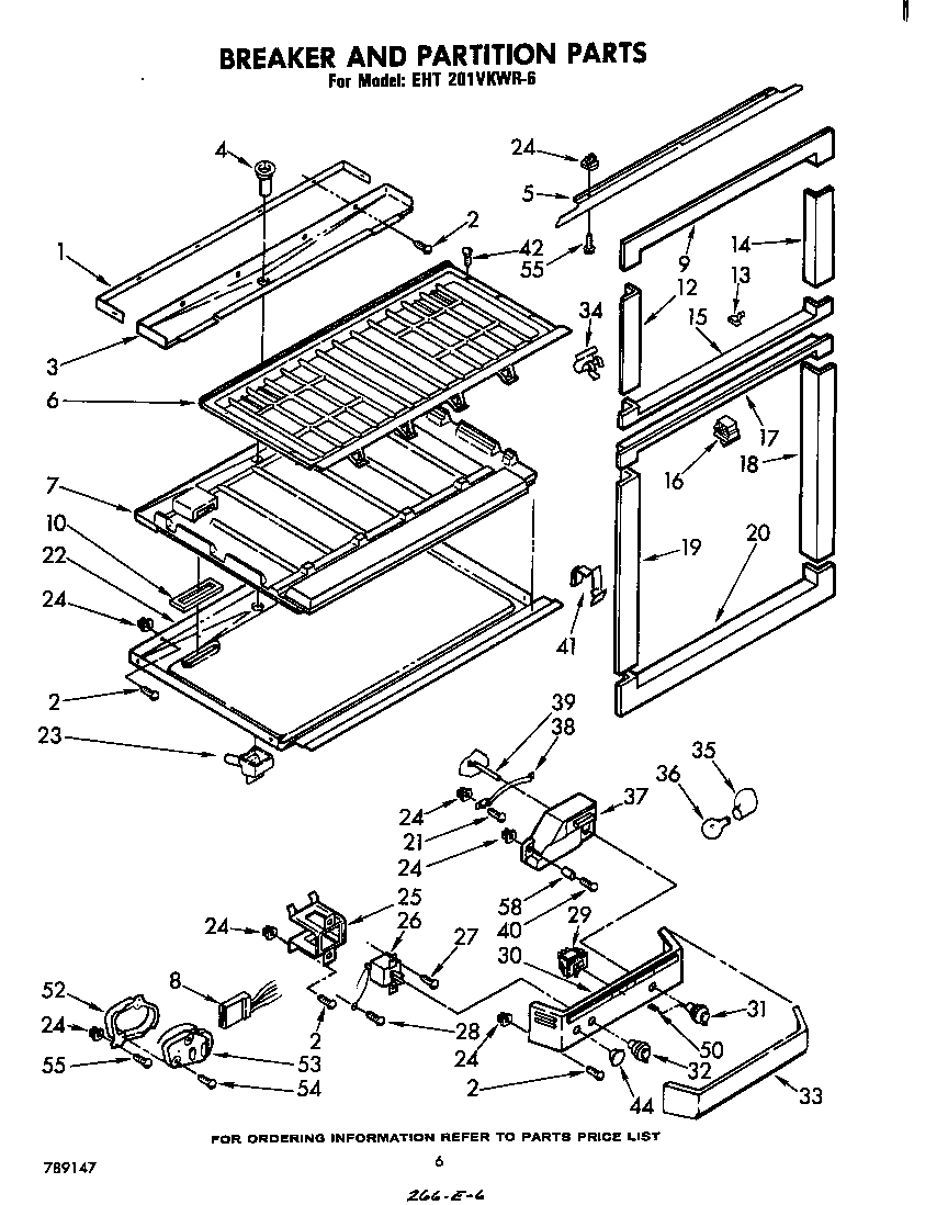 Breaker and partition