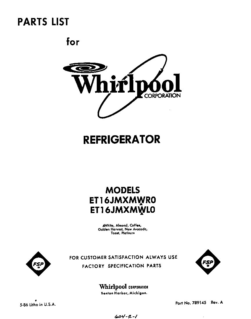 Front cover