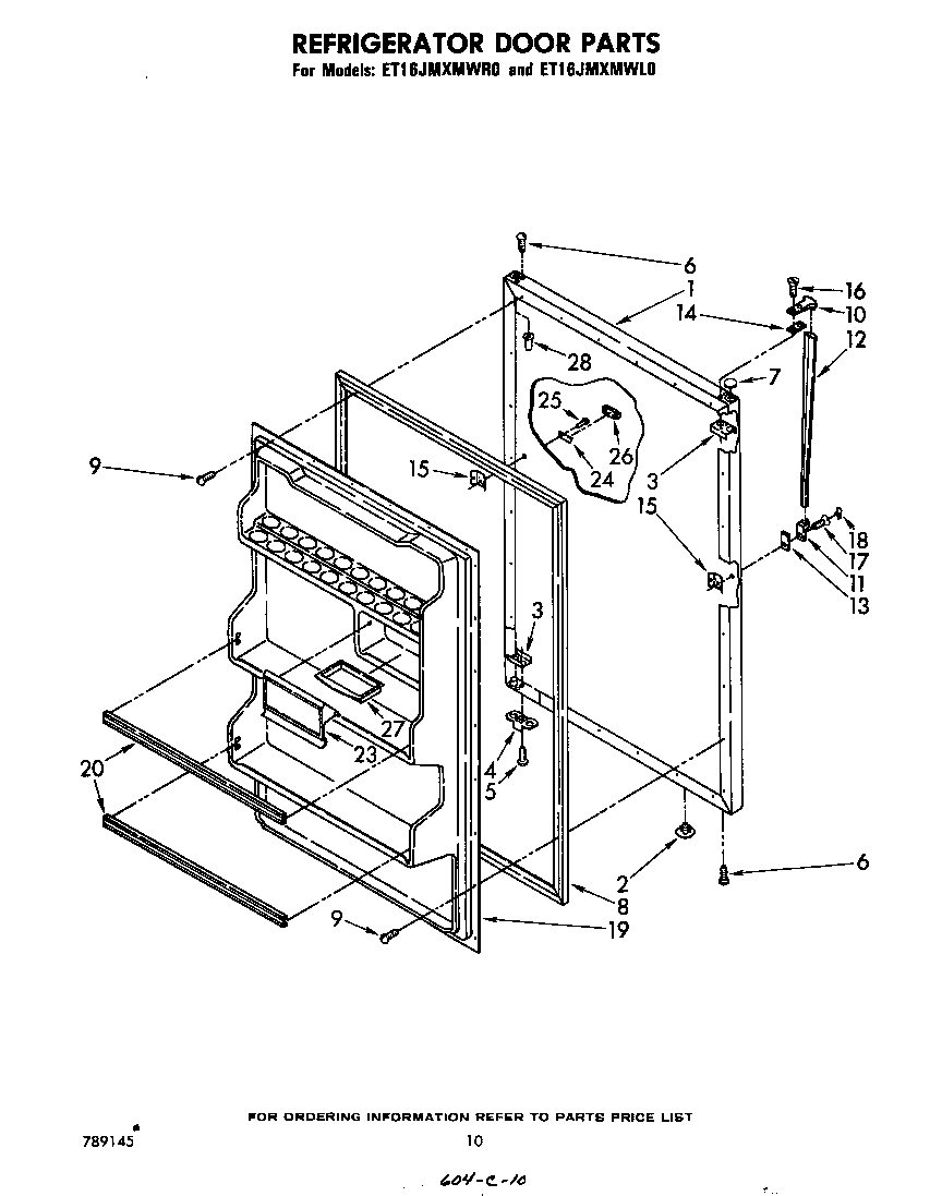 Refrigerator door